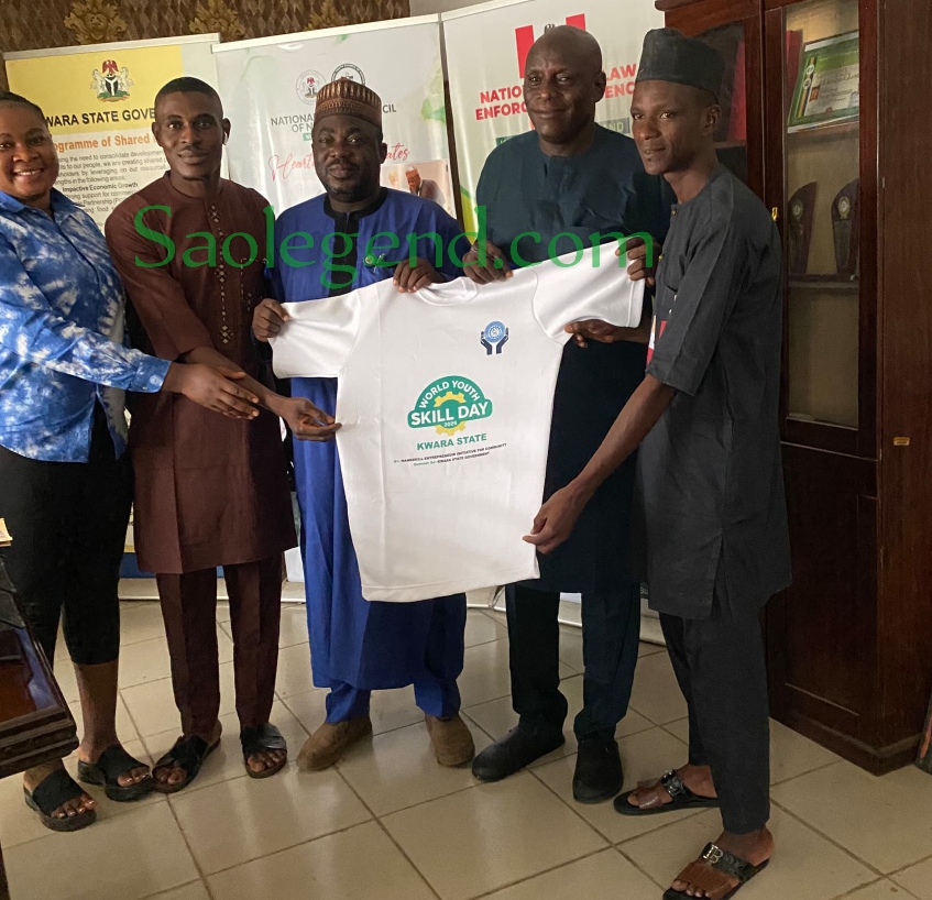 Kwara State Commissioner for Youth Development Hon. Amb. Sheu Ndanusa Endors 2025 World Youth Skills Day Celebration
